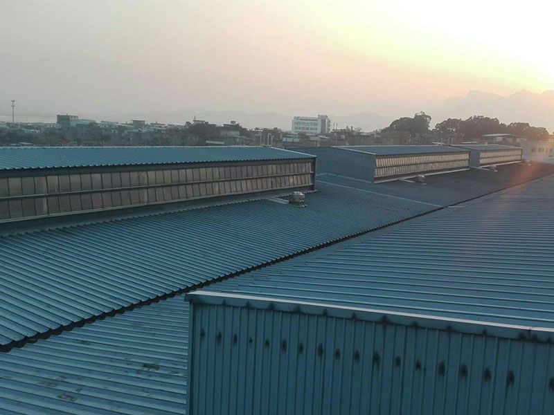 福州軌道交通1號(hào)新店車(chē)輛基地運(yùn)用庫(kù)鋼平臺(tái)